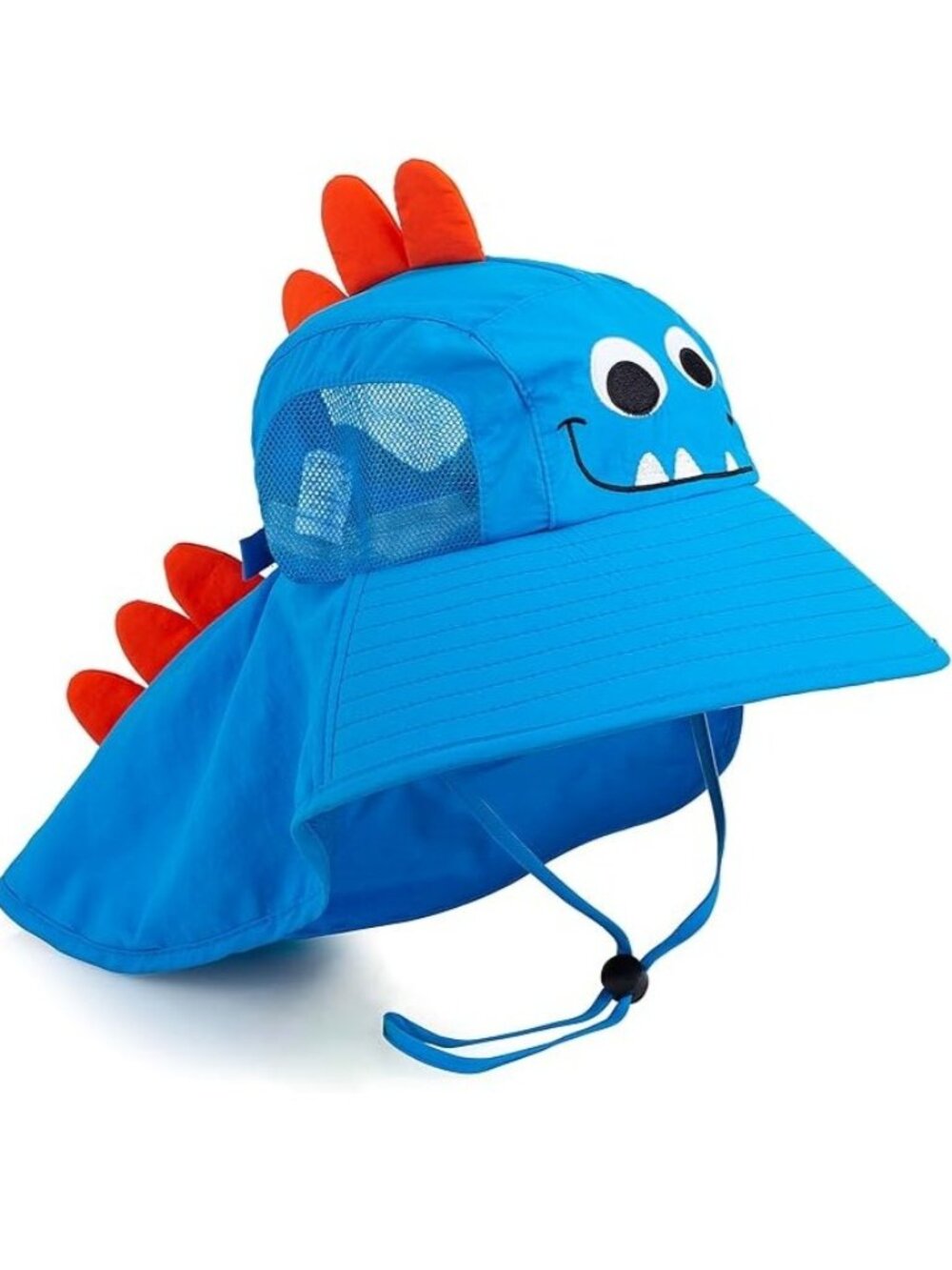 Kids Sun Hat UPF 50+ Boy Girl Protection Hat Wide Brim Beach Hats Mesh Adjustabl